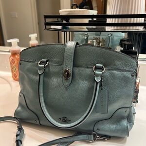 Dusty Blue Coach Mercer Crossbody!
